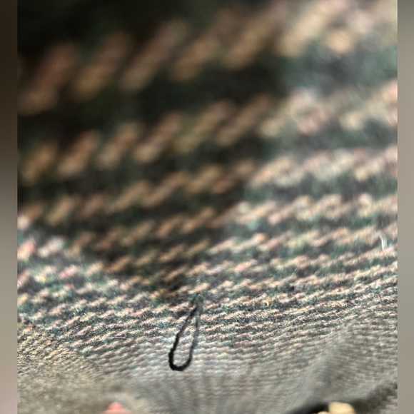 Vintage 90’s Blazer Multi Pattern Tweed Suede Collar Small JL Colebrook EUC - Picture 10 of 10